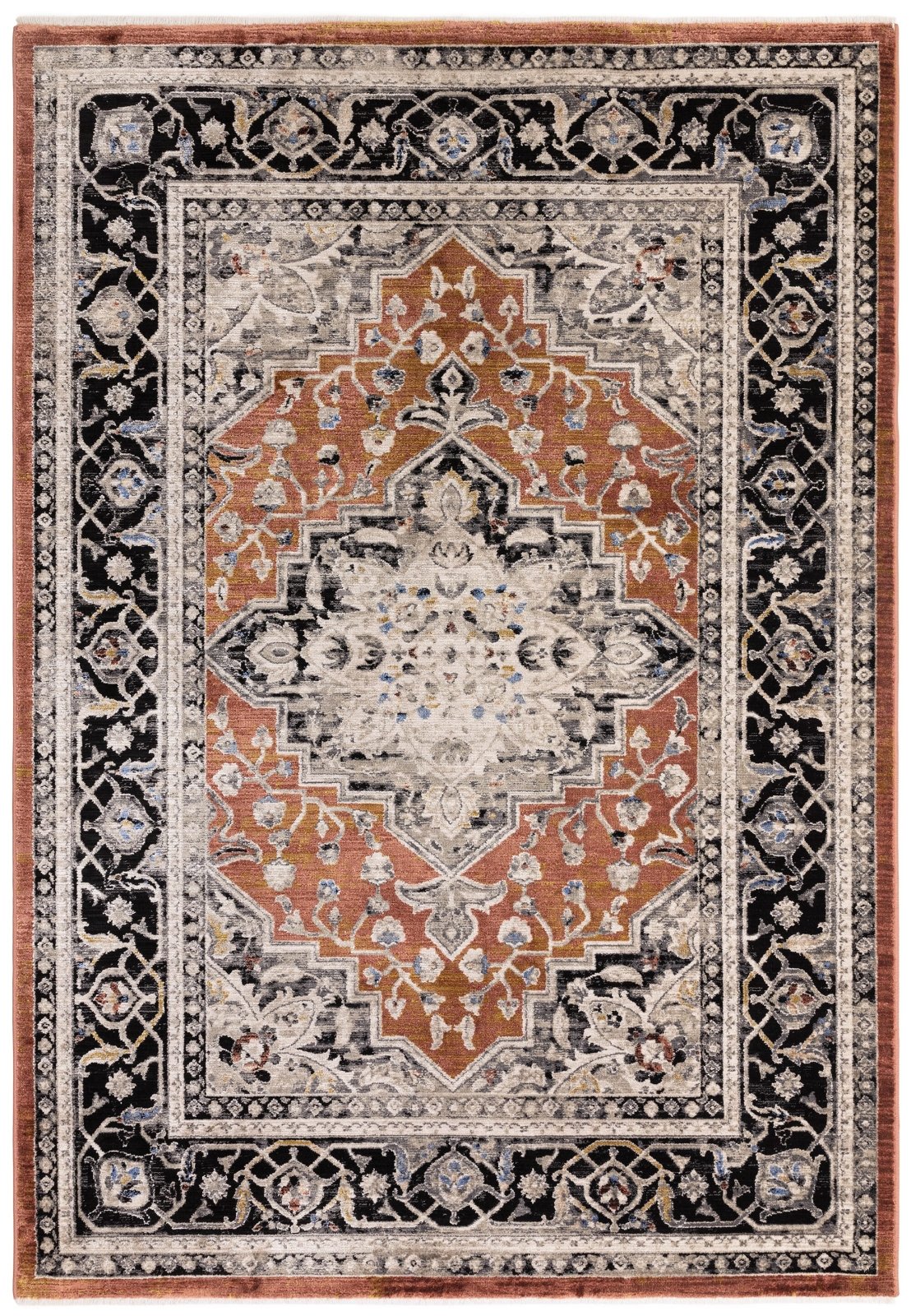 Sovereign Terracotta Medallion Rug – Love-Rugs