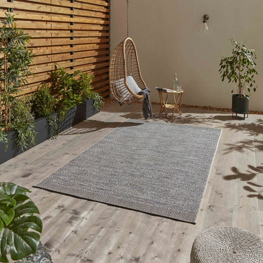 Stitch 9682 Grey Black Rug - Love-Rugs alternate image