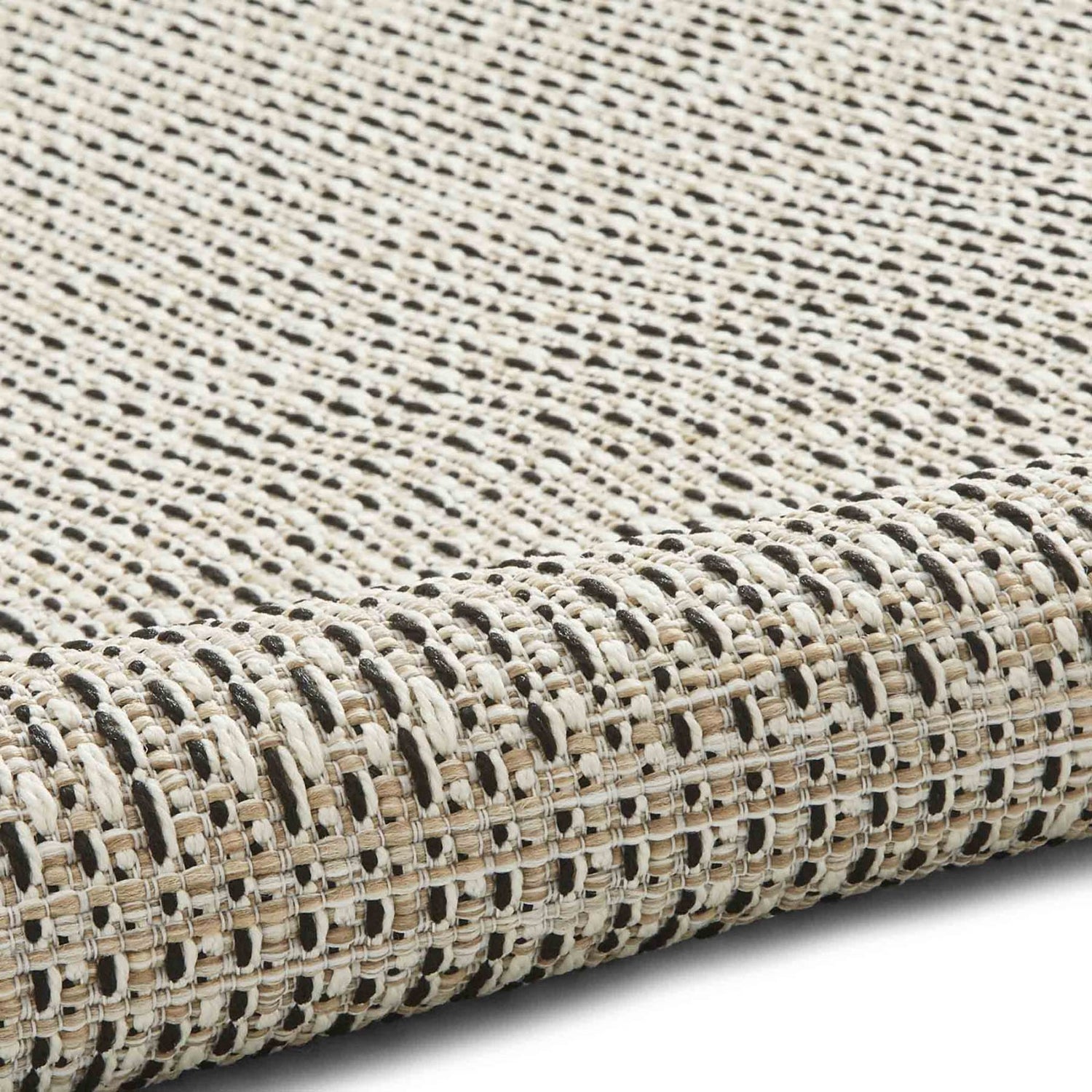 Stitch 9683 Beige Black Rug - Love-Rugs