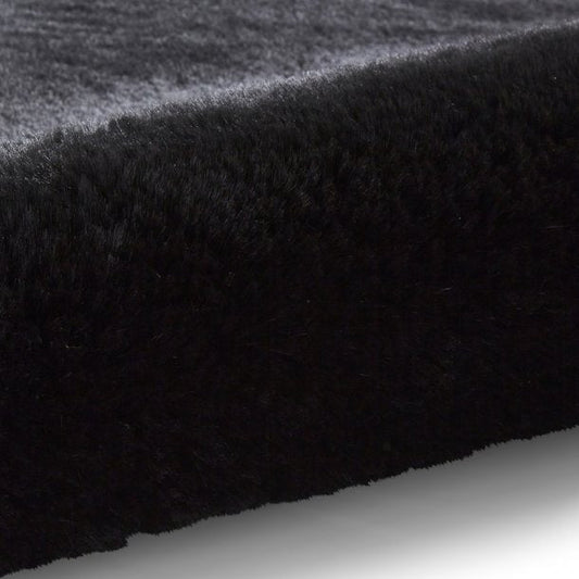 Super Teddy Black Rug - Love-Rugs alternate image