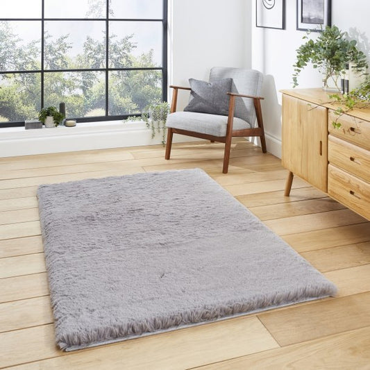 Super Teddy Grey Rug - Love-Rugs