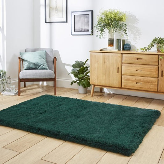 Super Teddy Jewel Green Rug - Love-Rugs