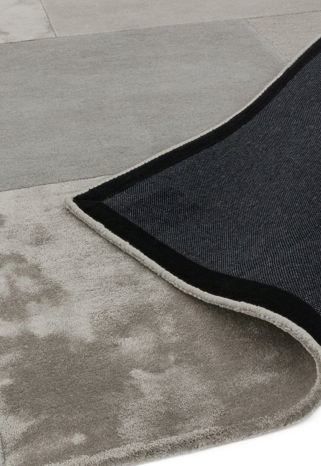 Tonal Patchwork Rug Tate Tonal Textures Silver Rug – Love-Rugs