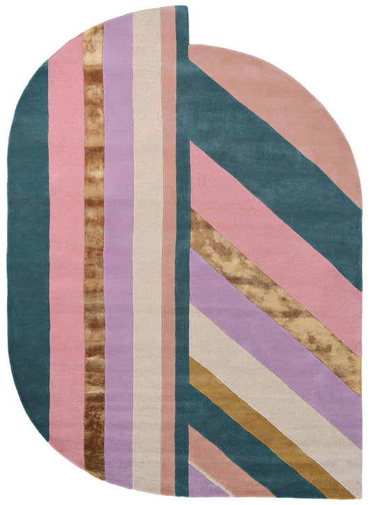 Ted Baker Jardin 160902 Pink Rug - Love-Rugs