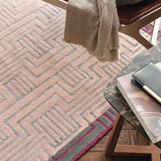 Ted Baker Kinmo Pink - 56802 Rug - Love-Rugs