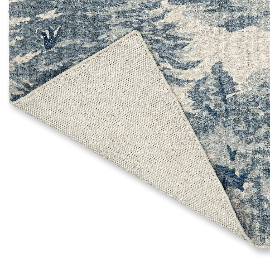 Ted Baker Landscape Toile Light Blue 162608 Rug - Love-Rugs