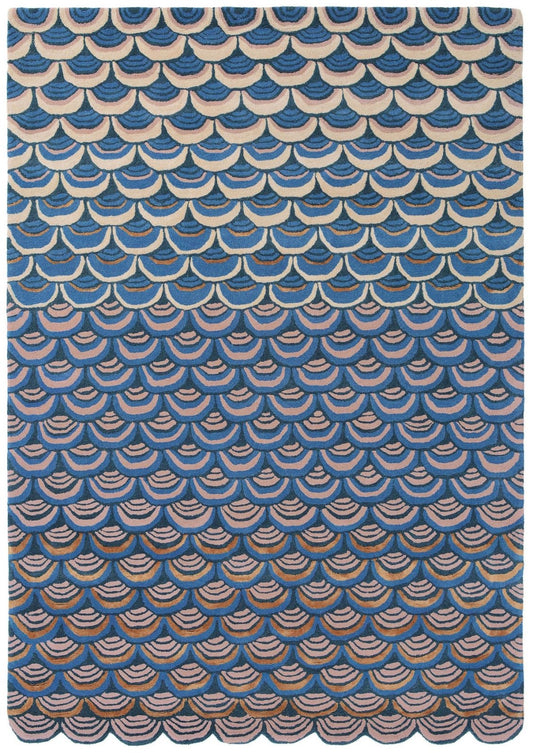 Ted Baker Masquerade 160008 Blue Rug - Love-Rugs