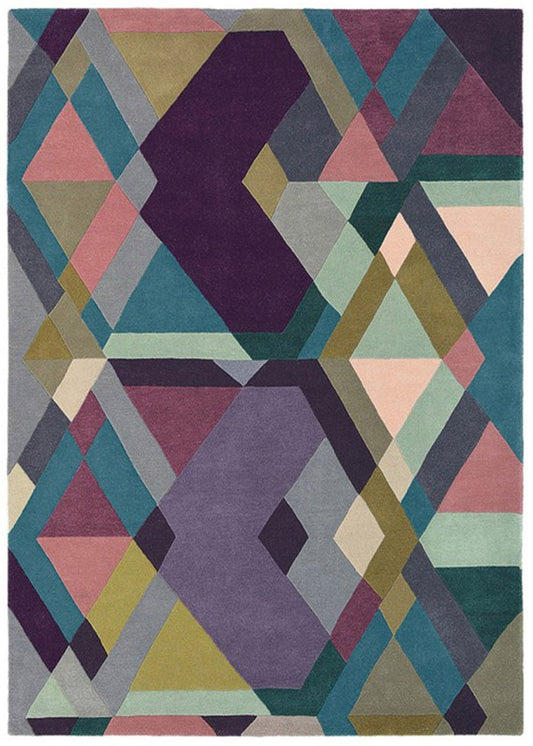 Ted Baker Mosaic Light Purple 57605 Rug - Love-Rugs