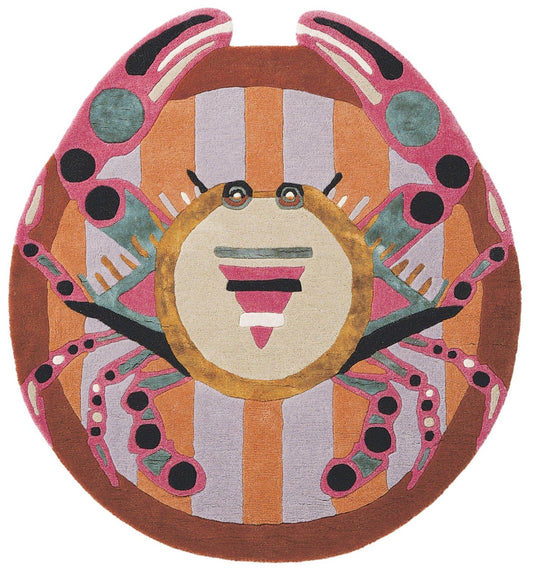 Ted Baker Zodiac 161405 Cancer Star Round Rug - Love-Rugs