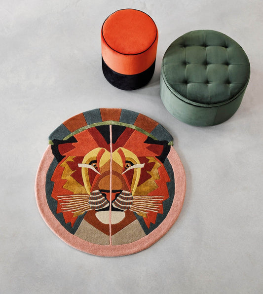 Ted Baker Zodiac 161505 Leo Star Round Rug - Love-Rugs alternate image