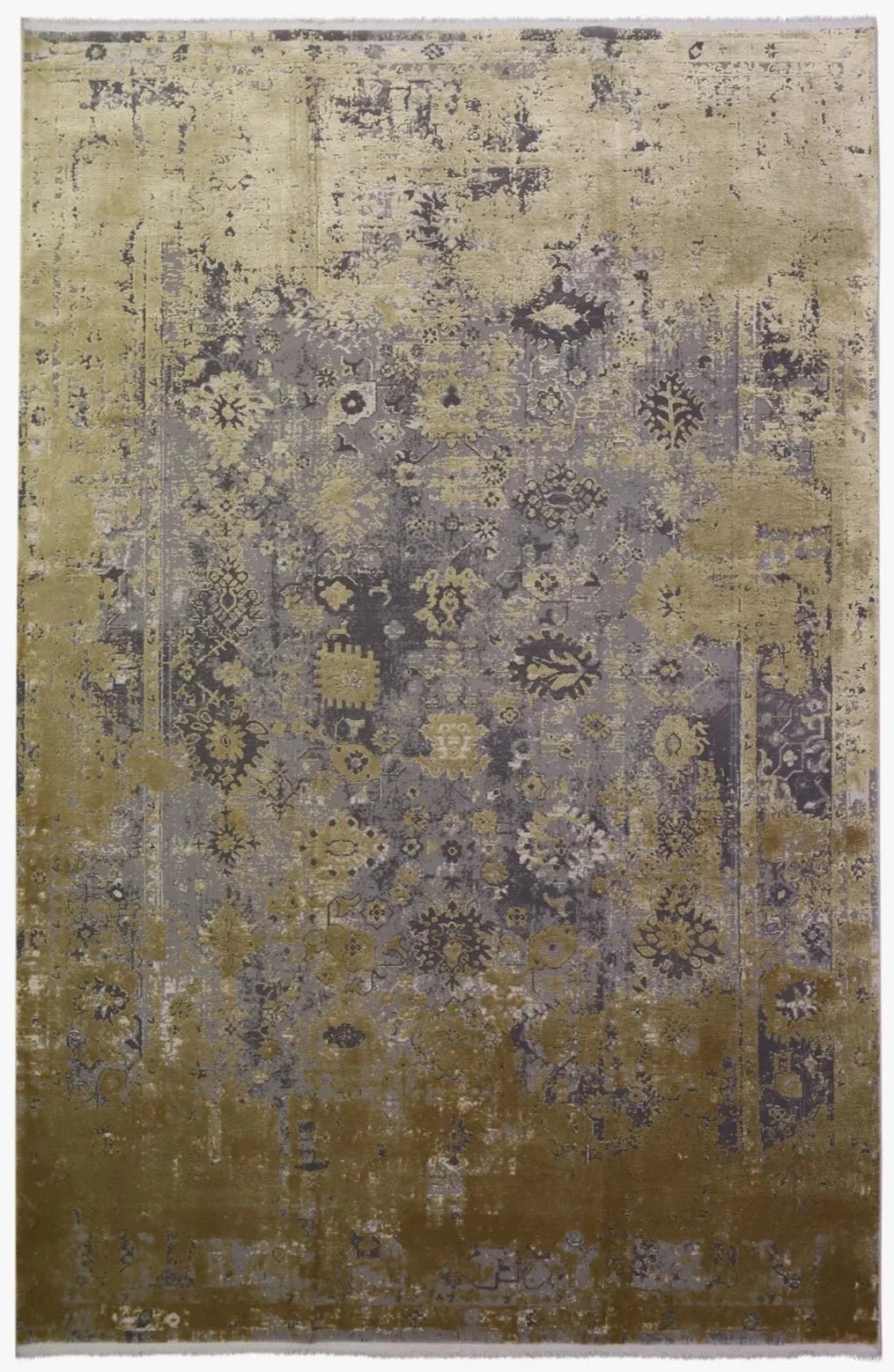 Toros Distressed Ziegler Gold Rug | Lowest Price Guarantee & Free UK ...