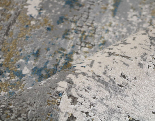 Toros Illusion Ice Blue Rug - Love-Rugs alternate image