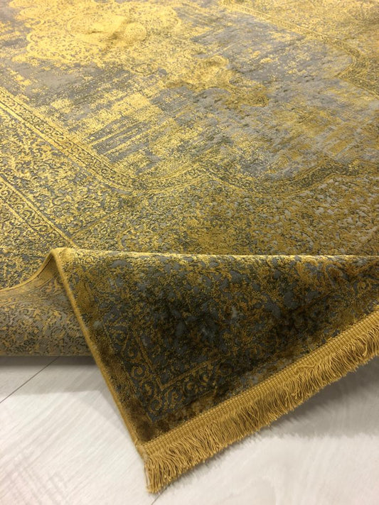 Toros Overdyed Gold Rug - Love-Rugs alternate image