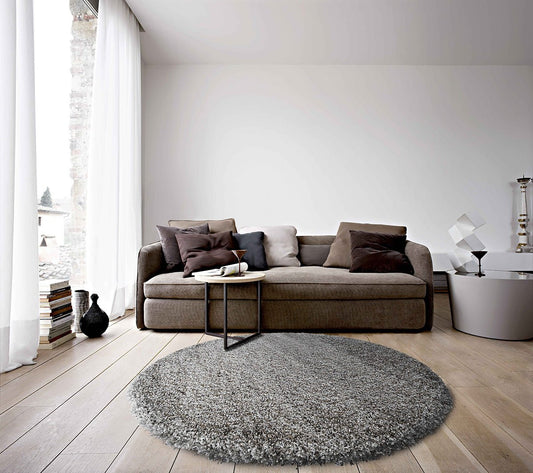 Twilight 9999 Silver Round Rug - Love-Rugs alternate image