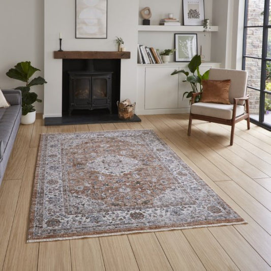 Vintage 35013 Terracotta Rug - Love-Rugs
