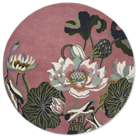 Wedgwood Dusty Rose 038602 Round Rug - Love-Rugs