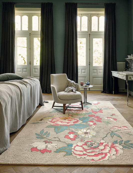 Wedgwood Paeonia Blush Coral 37902 Rug - Love-Rugs