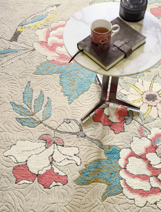 Wedgwood Paeonia Blush Coral 37902 Rug - Love-Rugs alternate image