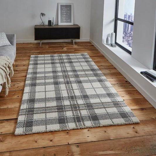 Wellness Cream/Light Grey Rug - Love-Rugs