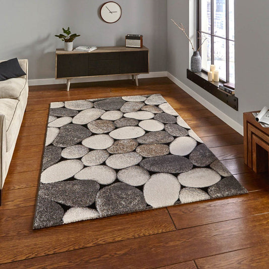 Woodland 2099 - Cream / Grey Rug - Love-Rugs