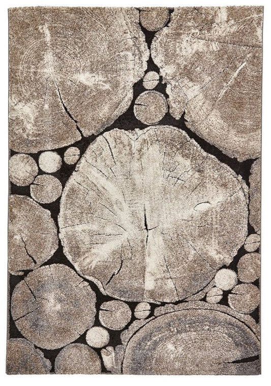 Woodland 6318 - Beige / Black Rug - Love-Rugs alternate image