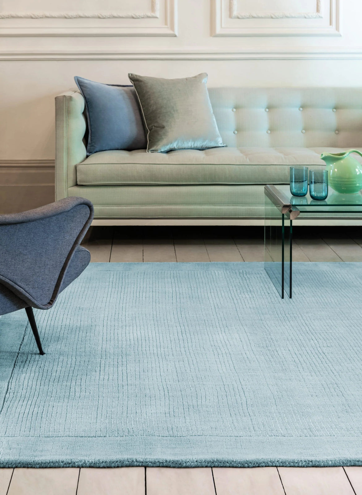 York Duck Egg Blue Rug – Love-Rugs