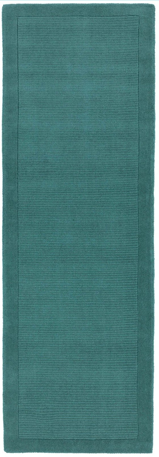 York Teal Runner Rug - Love-Rugs