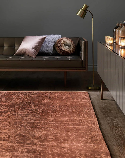 Zehraya ZE05 Rust Abstract Rug - Love-Rugs alternate image