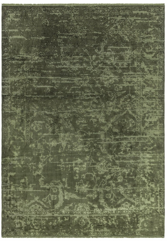Zehraya ZE06 Green Abstract Rug - Love-Rugs