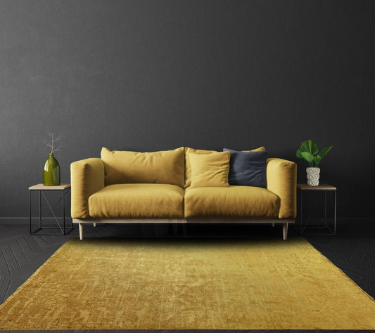 Zehraya ZE09 Gold Abstract Rug - Love-Rugs alternate image